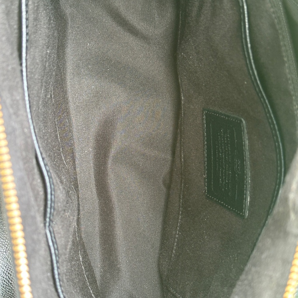 ***Sale*** Coach Brown and Black Signature Tote Bag - Picture 4 of 9